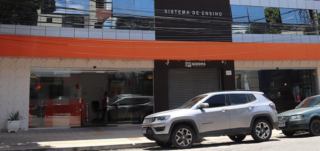 Fachada da unidade Governador Valadares – Colégio
