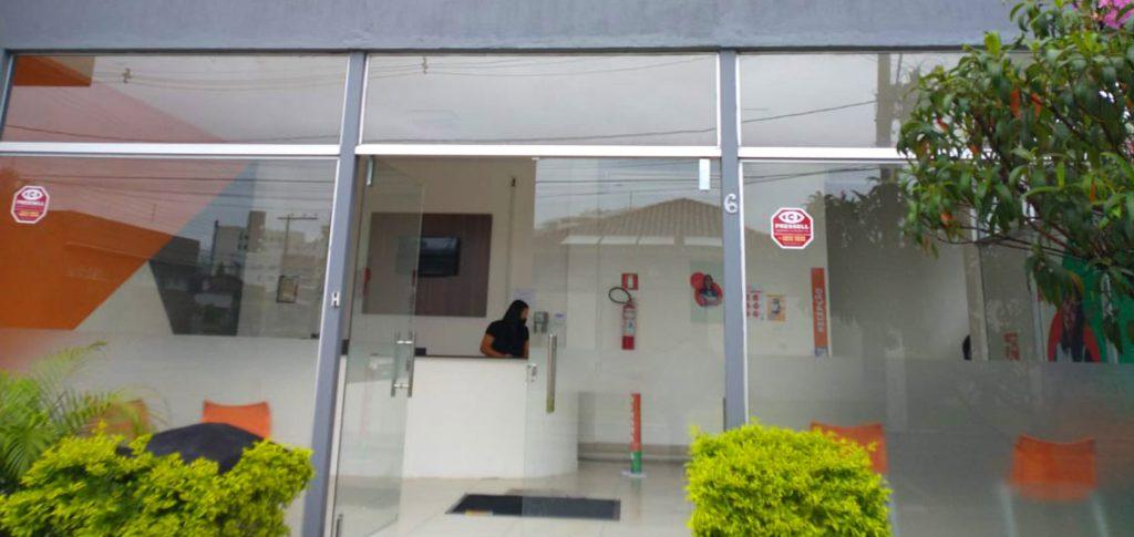 Fachada da unidade Timóteo – Pré-Vestibular