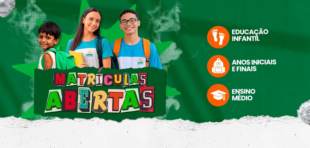 Matrículas abertas 2027 – Colégio Genoma Sistema de Ensino